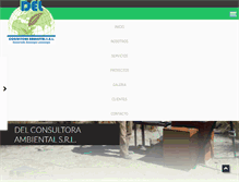 Tablet Screenshot of delconsultorambiental.com